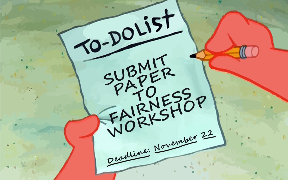 📣Abstract submission for the #FairnessWorkshop is in a few weeks.

➡Topics of interest include concepts such as "Bias in Machine Learning Models", "Software Fairness Debt", and "Ethical Implications of Software Fairness"

Fore more information, visit: fairnessworkshop.com