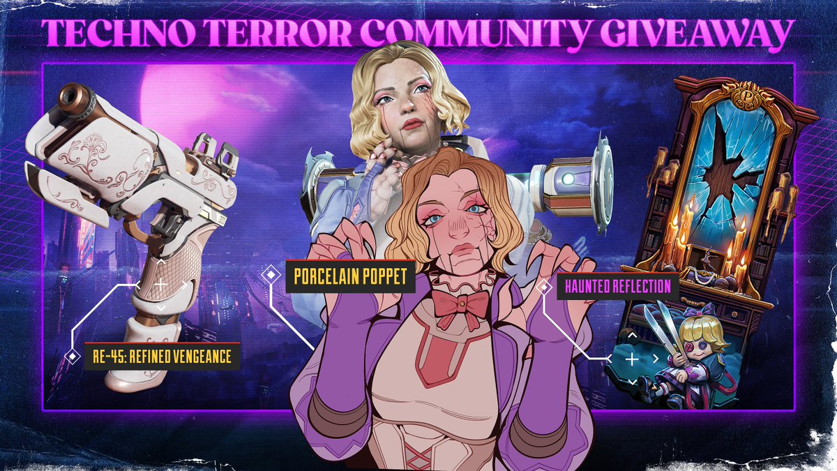 Hello!

The spooky days are here and so are a new Giveaway!! 🎃

Thanks to <a href="/PlayApex/">Apex Legends</a> and their amazing community team i can give you a cool bundle!

To participate:
👉Follow <a href="/PlayApex/">Apex Legends</a> 
👉RT and like this post!
👉Say something nice about your day!

The giveaway ends on Oct 18th.