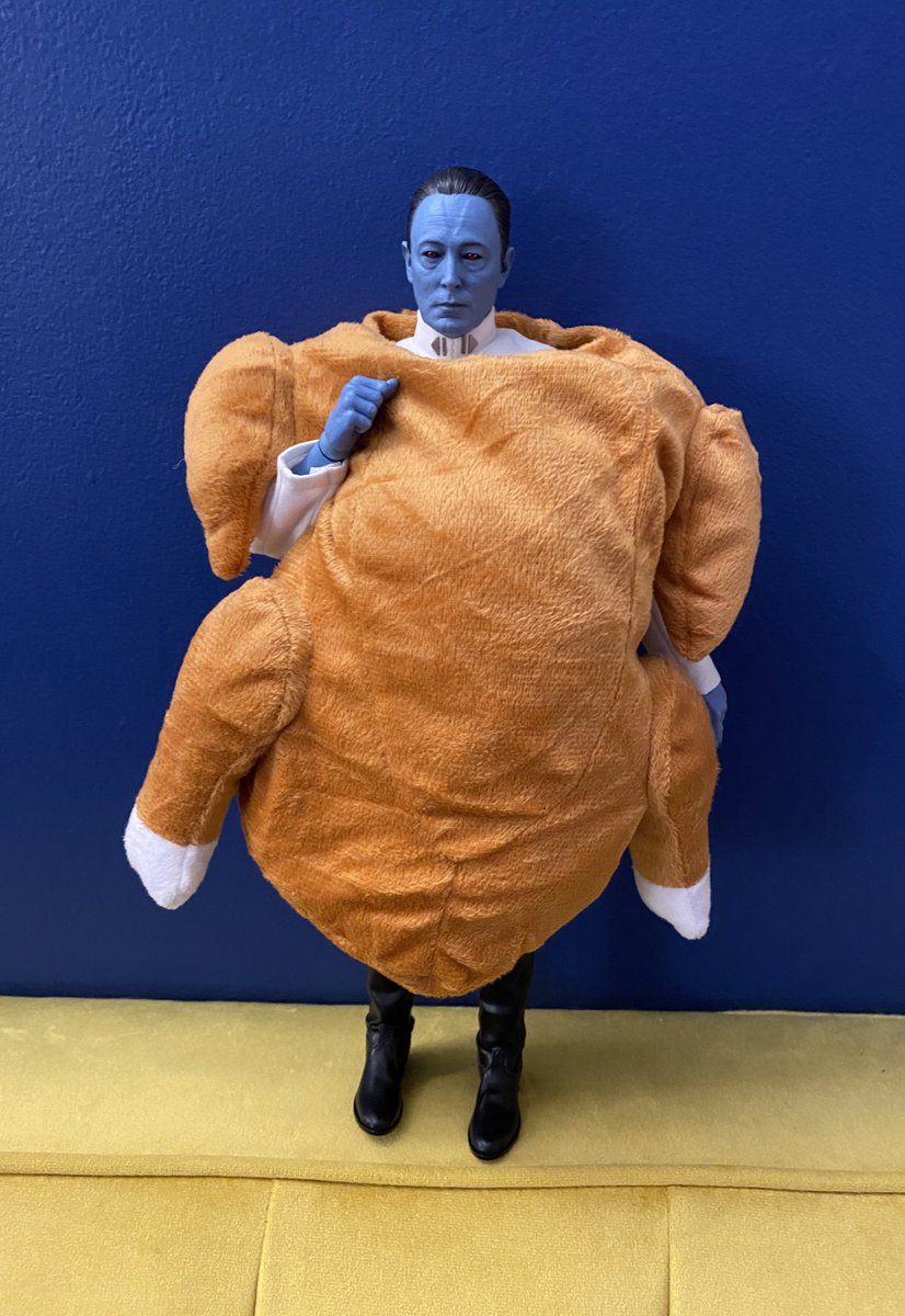 skywalkerthrawn's tweet photo. he’s got his halloween costume ready https://t.co/b8ONLDwEao