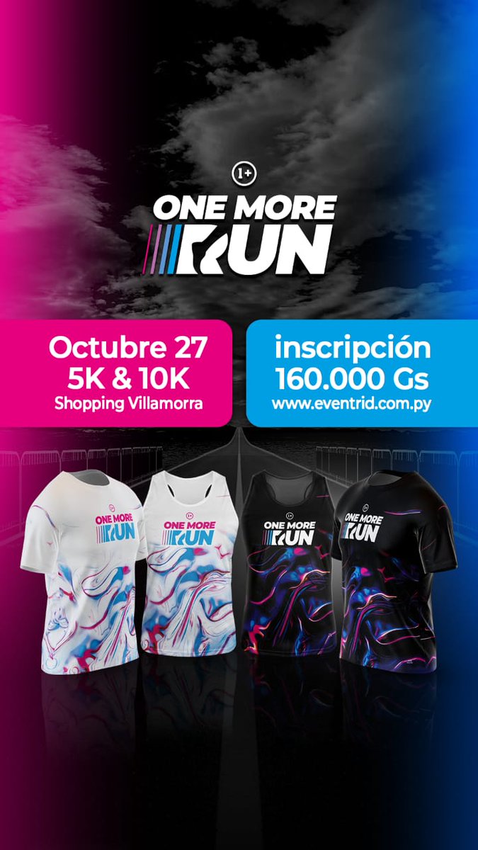 sosajorge1982's tweet image. El domingo 27 de Octubre se viene One More Run 🏃💯