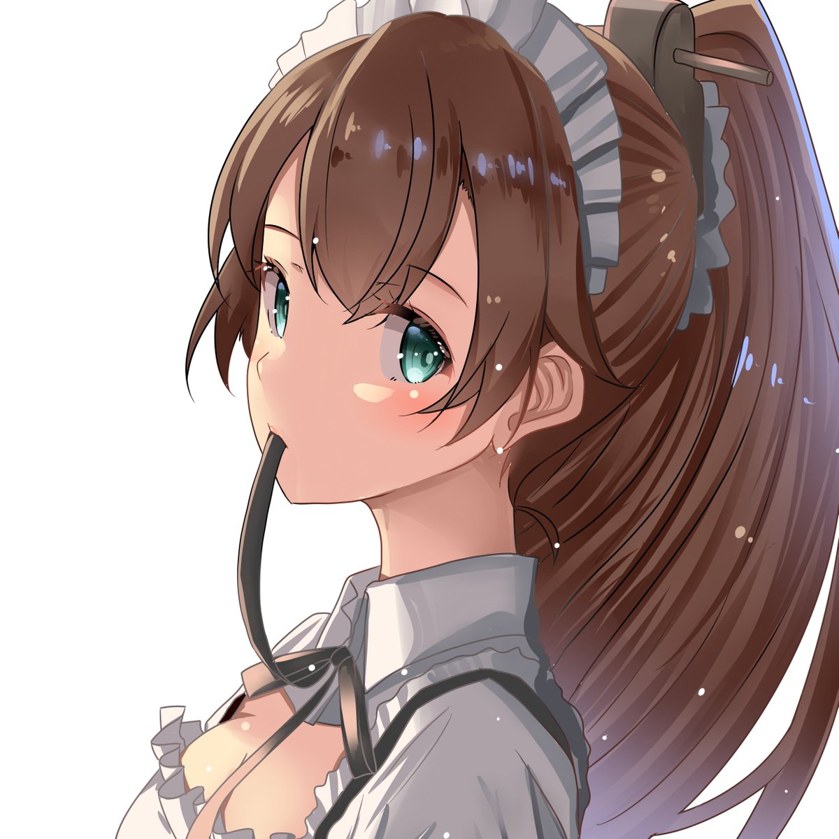 熊野(艦隊これくしょん) ,鈴谷(艦隊これくしょん) 「今日10月15日は熊野の進水日!!鈴谷とのツーショット過去絵ですが、どうぞ!! 」|火村 モリタカ＠/5月COMITIA144（B51a)/その次は神戸かわさき10のイラスト