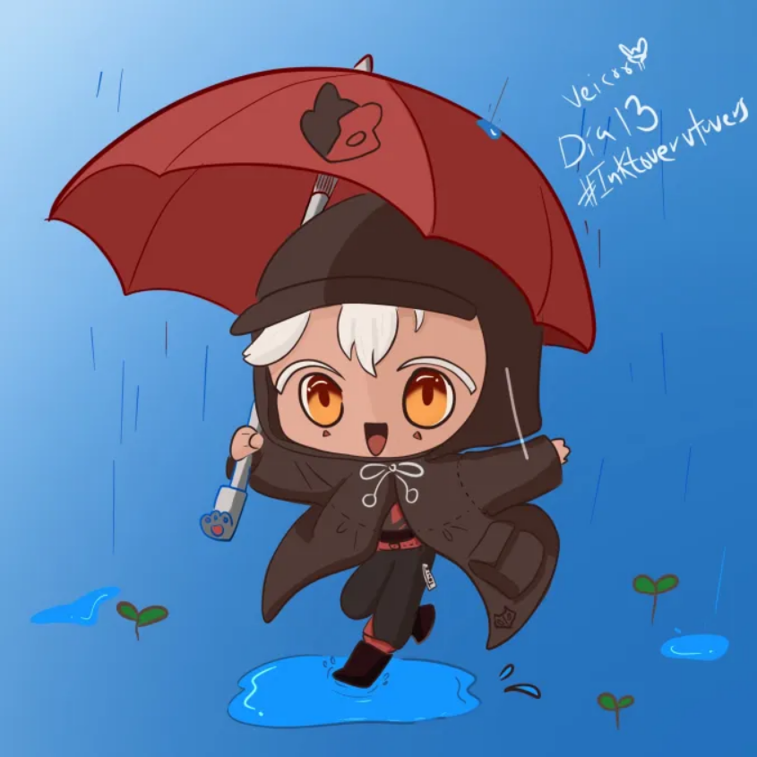 Veicoo's tweet photo. @TortoRacoon Siempre tan alegre, con una sonrisa y mucho amor te veo en la lluvia :3 ☔️☔️
.
.
.
.
#inktobervtubers #inktober #inktober2023 #dia13 #lluvia #dibujo #chibi #dibujo #dibujodigital #vtuberindependiente #vtuberespañol #vtuberEs https://t.co/CdrHd817j7