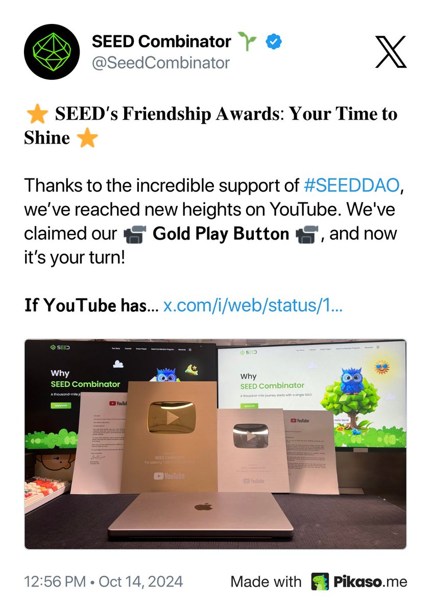 <a href="/SeedCombinator/">SEED Combinator 🌱</a> <a href="/pikaso_me/">Pikaso</a> screenshot this 💚💎