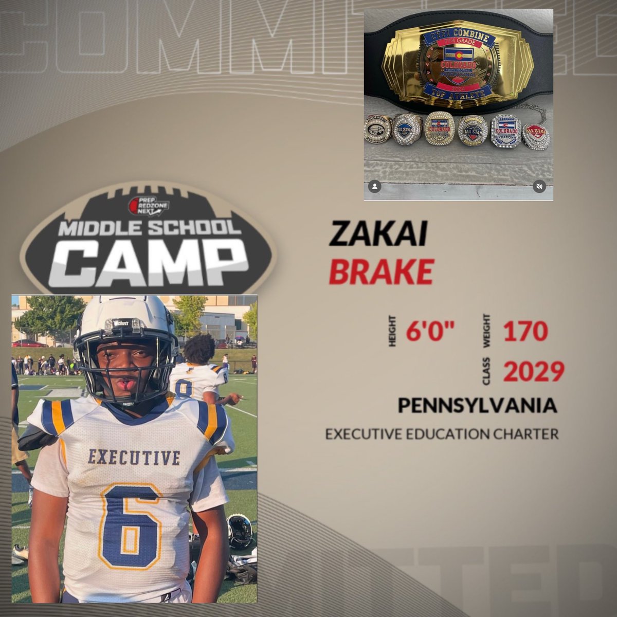 Locked in for the <a href="/PrepRedzoneNext/">Prep Redzone 𝙉𝙀𝙓𝙏 🏈</a> camp in NJ. Going back to my home state 🦾#Growth