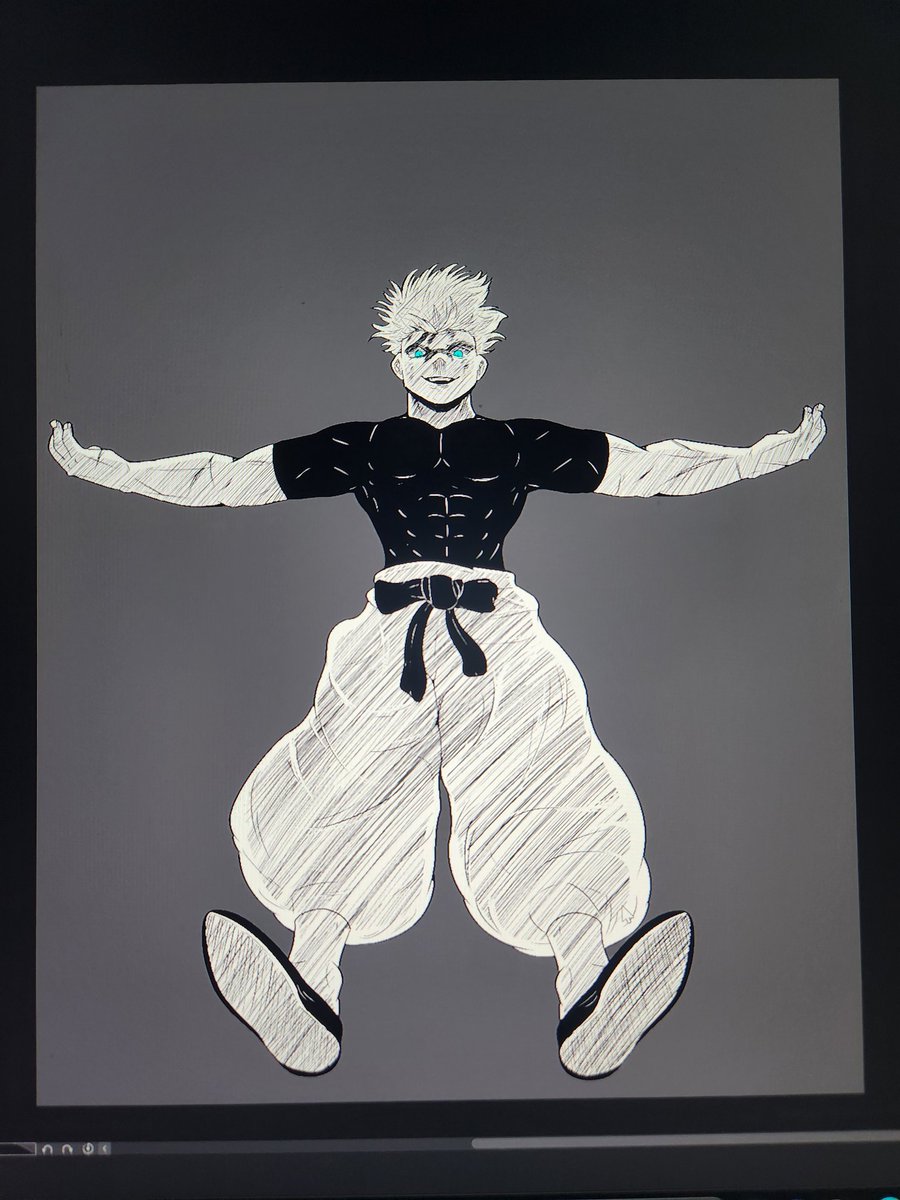 RVDesigns2003's tweet image. Update: I called my pookie bear and he wants the design to have the hollow purple so less work for me!! Can't wait to put this on a shirt