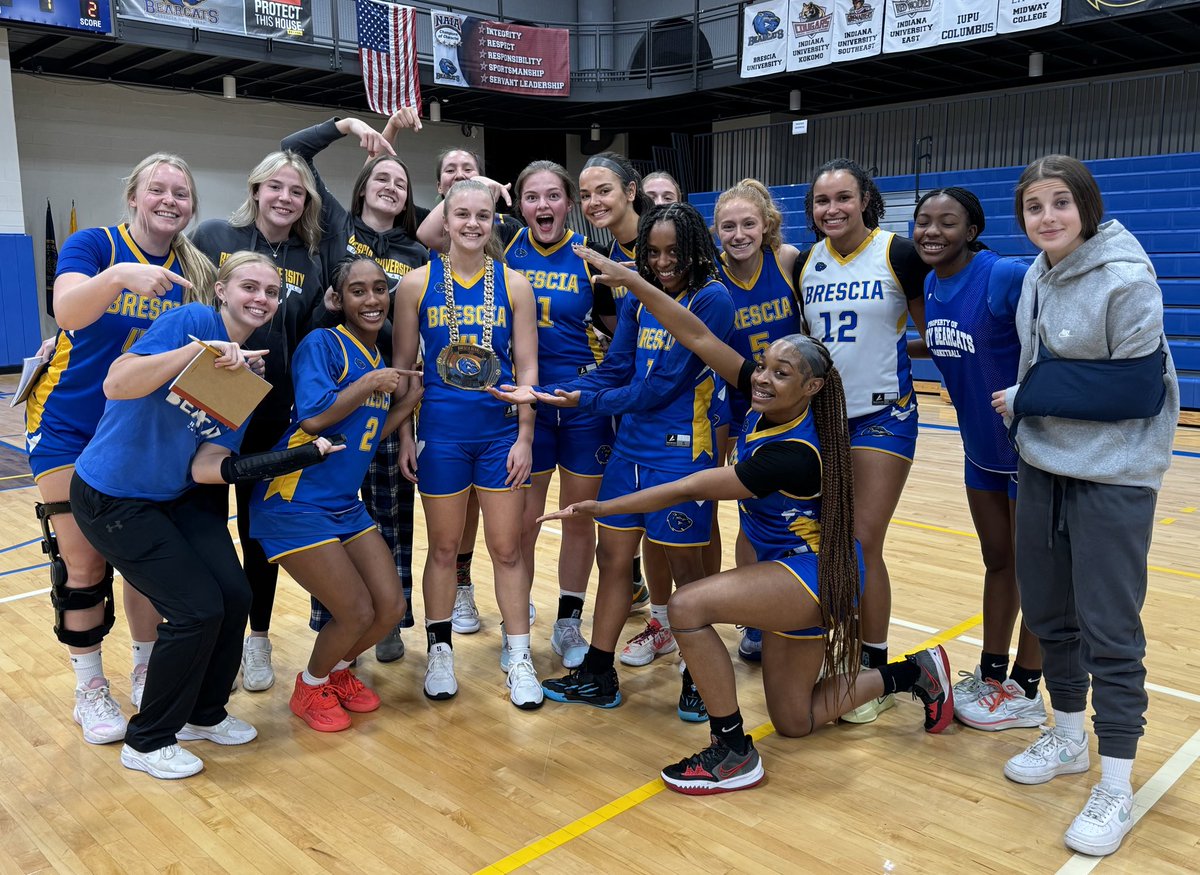Brescia Women’s Basketball 200 Team Award goes to Amelia Mackey this week!! Hard work pays off!!