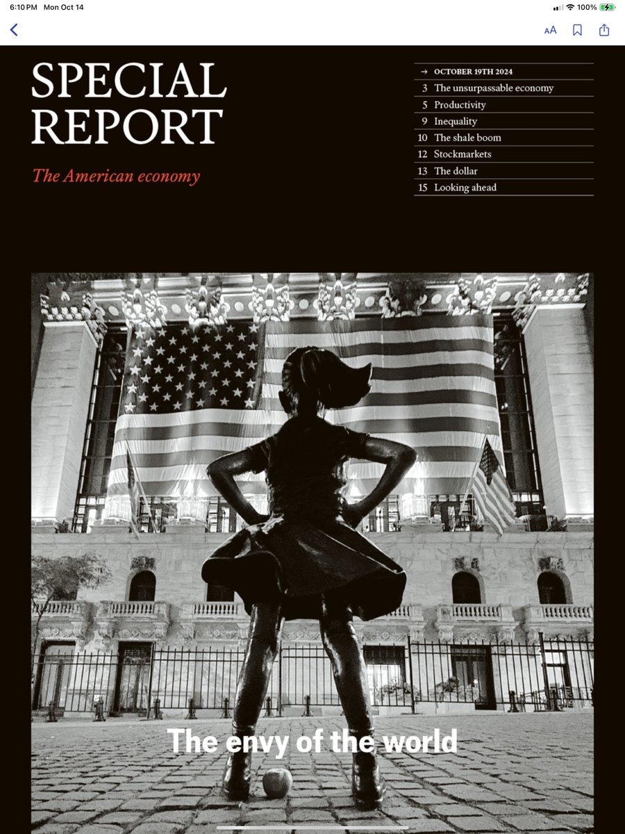 EricTopol's tweet image. Quite a special report @TheEconomist today on the US economy
gift link: econ.st/3A72R5e