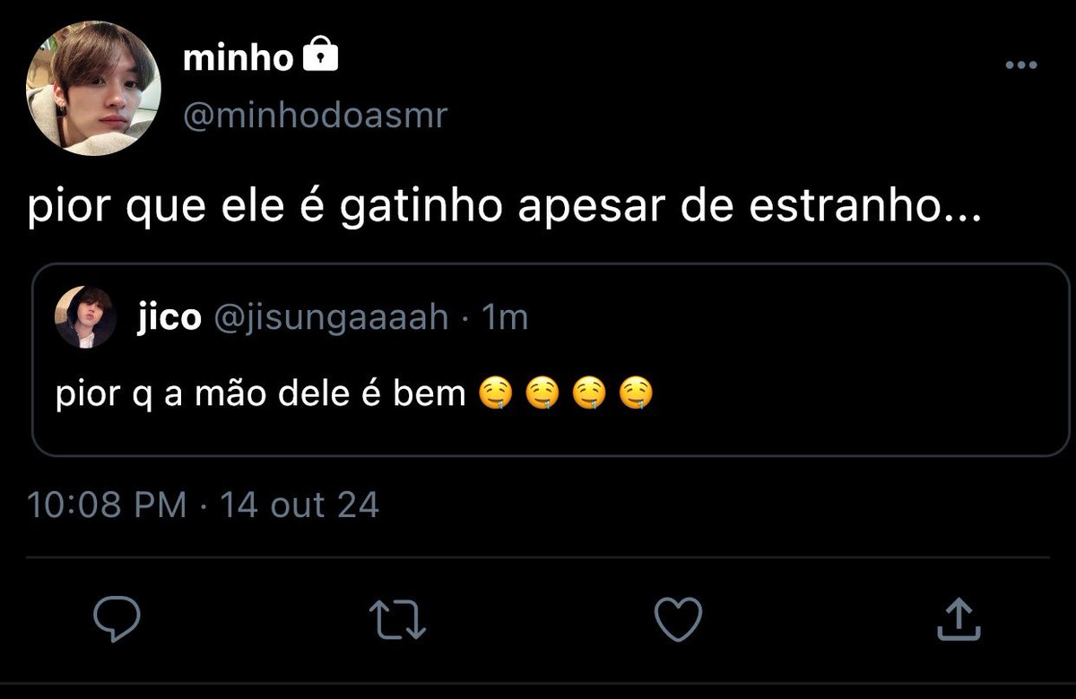 minhorabudinha's tweet photo. você pode me fazer de tomada? | minsung au

jisung vê um asmr no tiktok de um cara provocando a tomada e fica excitado

ou

minho acha gatinho o cara que aparentemente está obcecado por suas mãos https://t.co/mjZZ3ZkwBo