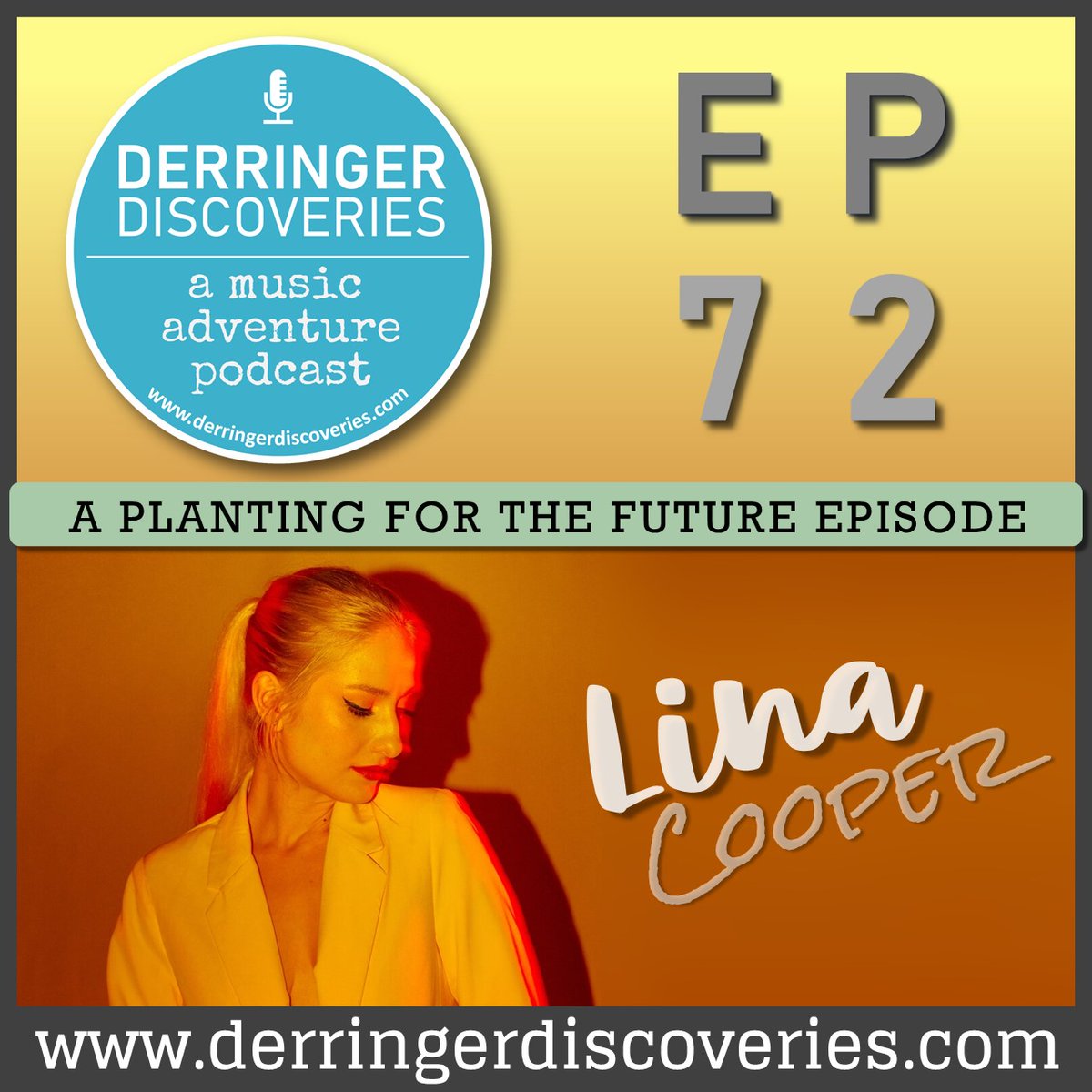 Derringer Discoveries (@derringerpod) on Twitter photo Independent recording artist, producer, and musician, Lina Cooper, joins Team Derringer to talk about her music and her experience participating in the recent Planting for the Future live stream concert.
Episode & info: derringerdiscoveries.com/072
#podcast
<a href="/linacoopermusic/">Lina Cooper</a> Independent recording artist, producer, and musician, Lina Cooper, joins Team Derringer to talk about her music and her experience participating in the recent Planting for the Future live stream concert.
Episode & info: derringerdiscoveries.com/072
#podcast
<a href="/linacoopermusic/">Lina Cooper</a>