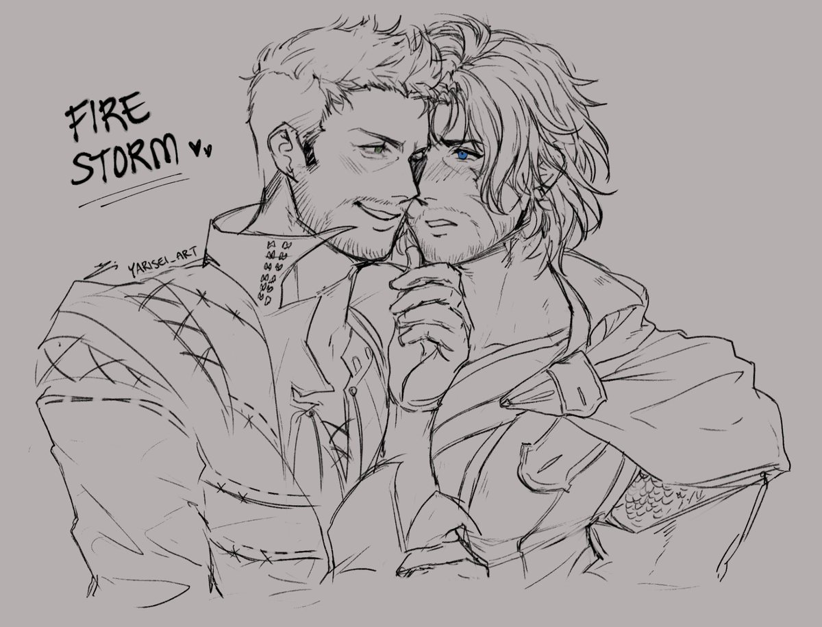 yarisei_art's tweet photo. “I lied. Actually, you are just my type.”
#cidclive #FFXVI https://t.co/tZvjNcYD1Z