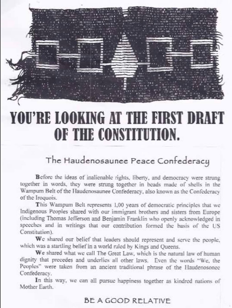 Sharing the Great law of Peace which is based in natural law…in this way, we can all pursue happiness together as kindred nations of Mother Earth.
#IndigenousPeoplesDay