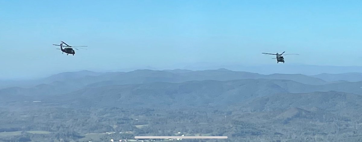 IOHK_Charles's tweet photo. Guys are flying home after a long mission. Made a lot of incredible friends along the way, and it was a pleasure to work all the charities and leaders in North Carolina. 

I'm really proud of the Blackhawk crew. They did an amazing job under enormous stress. The people are North Carolina are strong and kind.