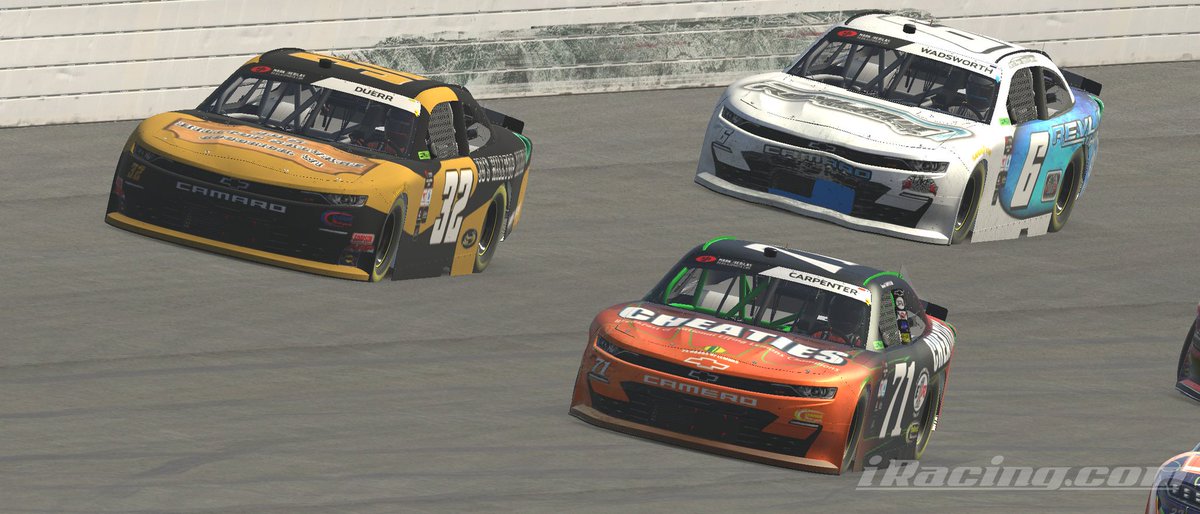 DuGood Motorsports (@dugoodmotosport) on Twitter photo DuGood results for the <a href="/EliteRacing_/">Elite Racing League</a> <a href="/rebilasphoto/">Mark J. Rebilas</a> Grand National Series race at <a href="/kansasspeedway/">Kansas Speedway</a>:
P21: #32 <a href="/_Dusty32/">Dusty Dragon Duerr</a>
P25: #71 <a href="/davcarp/">Dave _Carp</a>
P28: #44 <a href="/Goody1579/">Goody</a> DuGood results for the <a href="/EliteRacing_/">Elite Racing League</a> <a href="/rebilasphoto/">Mark J. Rebilas</a> Grand National Series race at <a href="/kansasspeedway/">Kansas Speedway</a>:
P21: #32 <a href="/_Dusty32/">Dusty Dragon Duerr</a>
P25: #71 <a href="/davcarp/">Dave _Carp</a>
P28: #44 <a href="/Goody1579/">Goody</a>