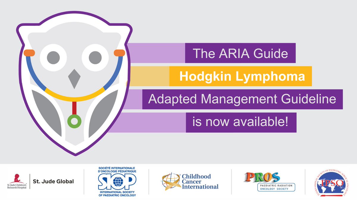 🚨 Exciting News! 🚨 The #ARIAGuide Global Initiative has launched its first Adapted Management Guideline (AMG) for #HodgkinLymphoma! 🎉🌍

This marks a major step toward resource-adapted, global guidelines for childhood cancer treatment: loom.ly/70bmqt0 💻📚
