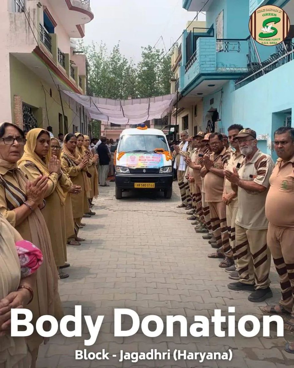 kajal3445's tweet photo. Saint MSG Insan says, humans are the  only one who help others after donating their organs or complete body. So DSS started an initiative called #LiveBeyondLife in which thousands of their volunteer have already donate their body for madical research. https://t.co/VuCst9la8b
