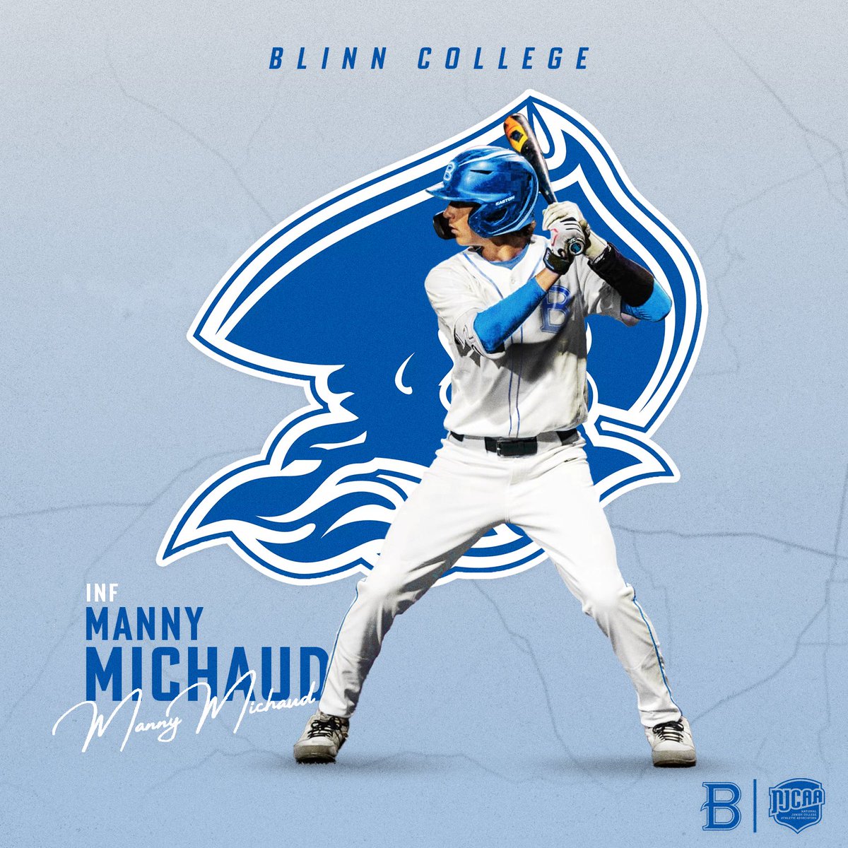 Manny Michaud (@mannymichaud) on Twitter photo Excited to announce my commitment to Blinn College to further my academic and baseball career. Thank you to my family, coaches and teammates who helped me get to this point.
<a href="/BlinnBaseball/">Blinn College baseball</a>
<a href="/DustyHart/">Dusty Hart</a>
<a href="/JLeverton10/">James Leverton</a>
<a href="/CameronRupp/">Cameron Rupp</a>
<a href="/chasevandyk_/">Chase Van Dyk</a>
<a href="/dannyflo51x/">Danny Florence</a>
<a href="/ReedyBaseball/">Frisco Reedy Lions Baseball</a> Excited to announce my commitment to Blinn College to further my academic and baseball career. Thank you to my family, coaches and teammates who helped me get to this point.
<a href="/BlinnBaseball/">Blinn College baseball</a>
<a href="/DustyHart/">Dusty Hart</a>
<a href="/JLeverton10/">James Leverton</a>
<a href="/CameronRupp/">Cameron Rupp</a>
<a href="/chasevandyk_/">Chase Van Dyk</a>
<a href="/dannyflo51x/">Danny Florence</a>
<a href="/ReedyBaseball/">Frisco Reedy Lions Baseball</a>