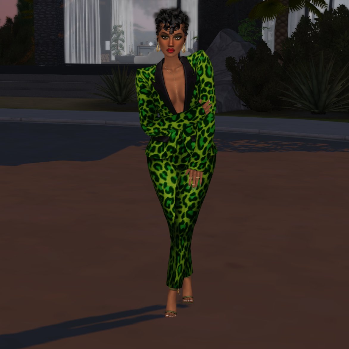 PalatialPixels's tweet image. Harley Quinn could Neva! Where's my Joker? #Sims4 #TheSims4