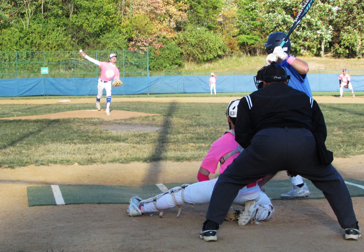 On Columbus Day, it was spring again at the SPFHS diamond, where the Raider baseball players competed in a self-organized intrasquad game to raise cancer awareness. It was a hitters' day (Joe LaRosa even HR'd over the deep RF fence).
<a href="/SPFRaiders/">SPF Raiders</a> <a href="/spfhsbaseball/">SPFHS Baseball</a> <a href="/CJBates25/">CJ Bates</a>