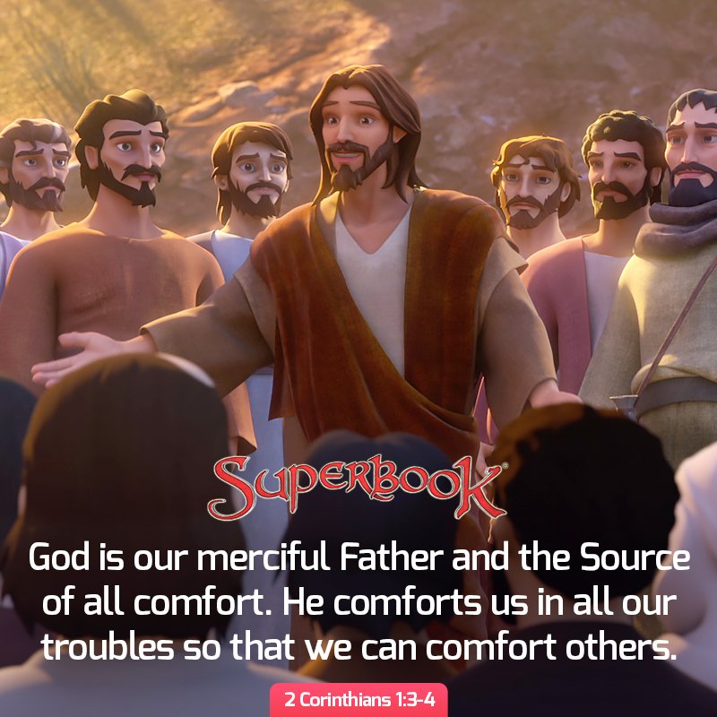 BatangSuperbook's tweet photo. Walang papantay sa comfort na nanggagaling kay Lord! ❤️❤️❤️ #BibleVerse #GodComforts https://t.co/Aticav8SsD