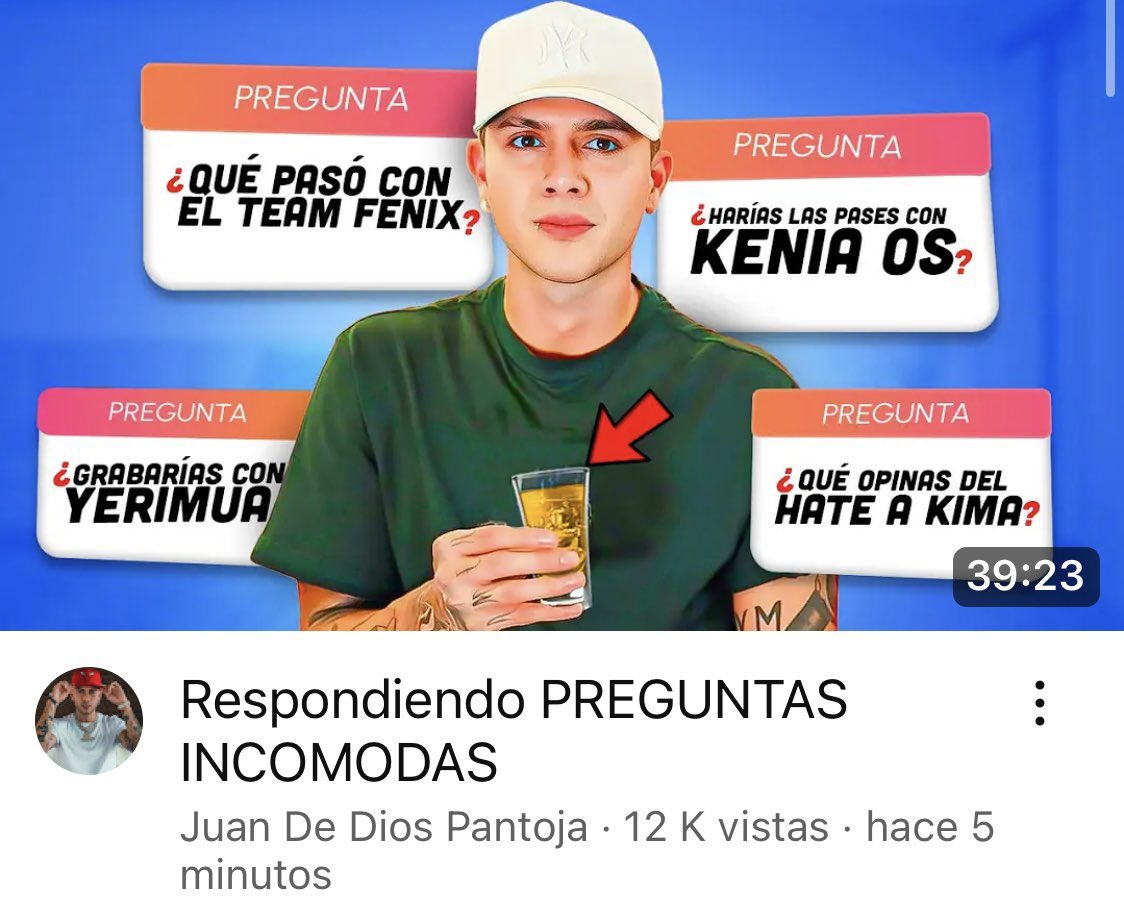 Amo que la vida puso a cada quien en su lugar, como dijiste <a href="/Juandedios_P/">JD PANTOJA 🇲🇽</a>, y ahora eres TÚ quien tiene que mencionar a Kenia para que vayan a ver tus videos piteros. 🤣 PD: No lo vean, nomás puso el nombre de Nini en la miniatura  y ni los 🥚s tuvo para responder esa pregunta.