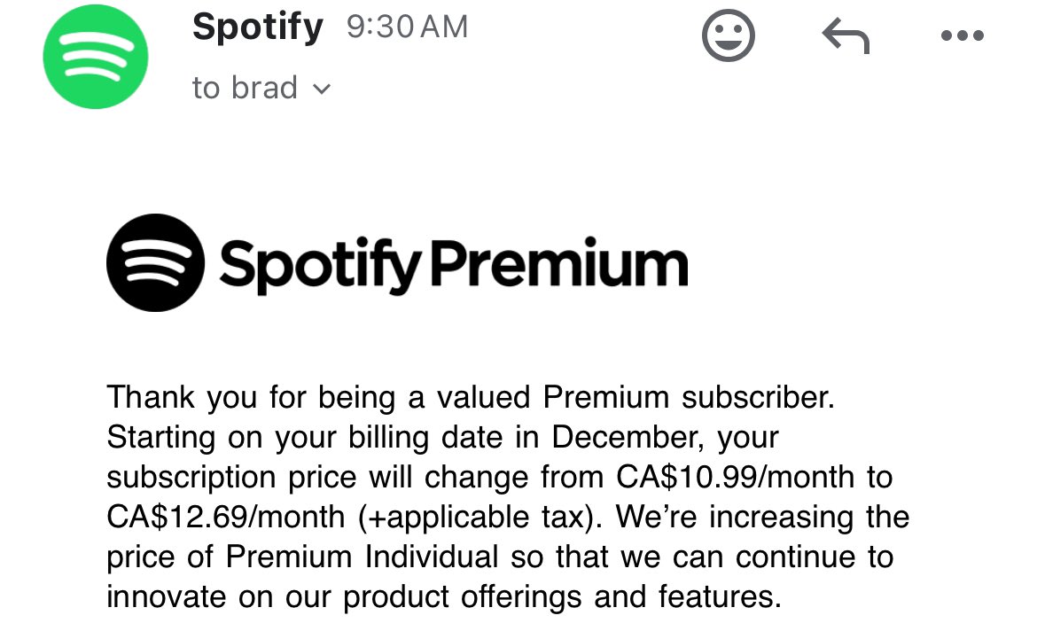 Who asked Spotify to innovate