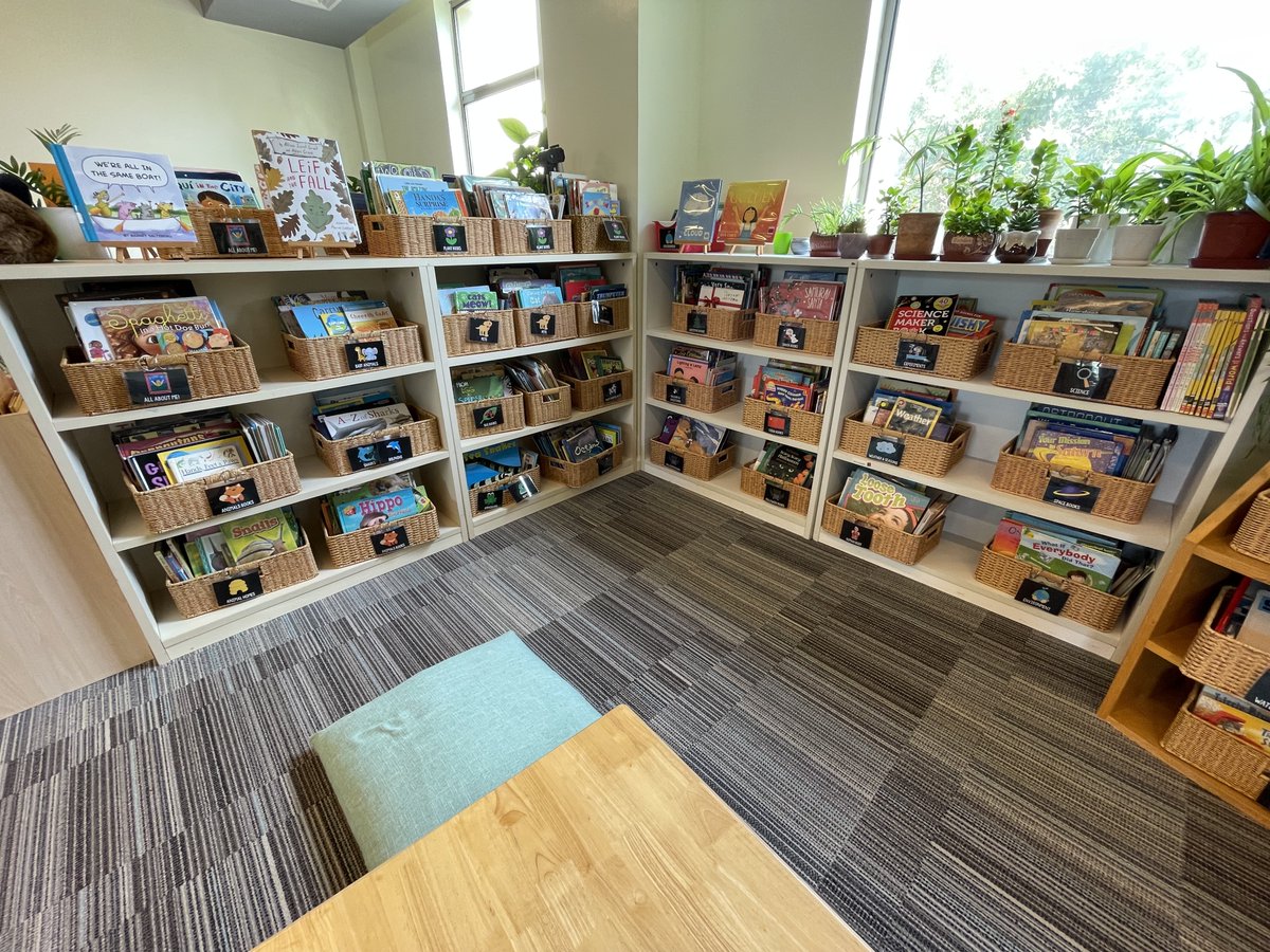 Lanky_Librarian's tweet image. Starting our journey to Metis classification! We are moving all of the picture books into genre baskets. We're blending fiction and nonfiction to make the collection more browsable and to spark conversations about author intention and reader's purpose. #Library #PYPchat
