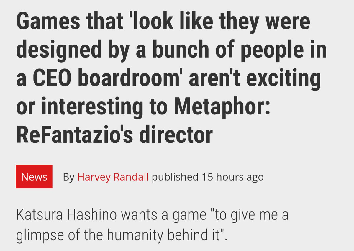 Sensational take
