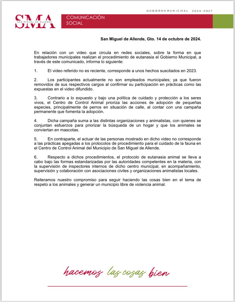 A toda la comunidad y público en general compartimos esta importante información 👇🏽