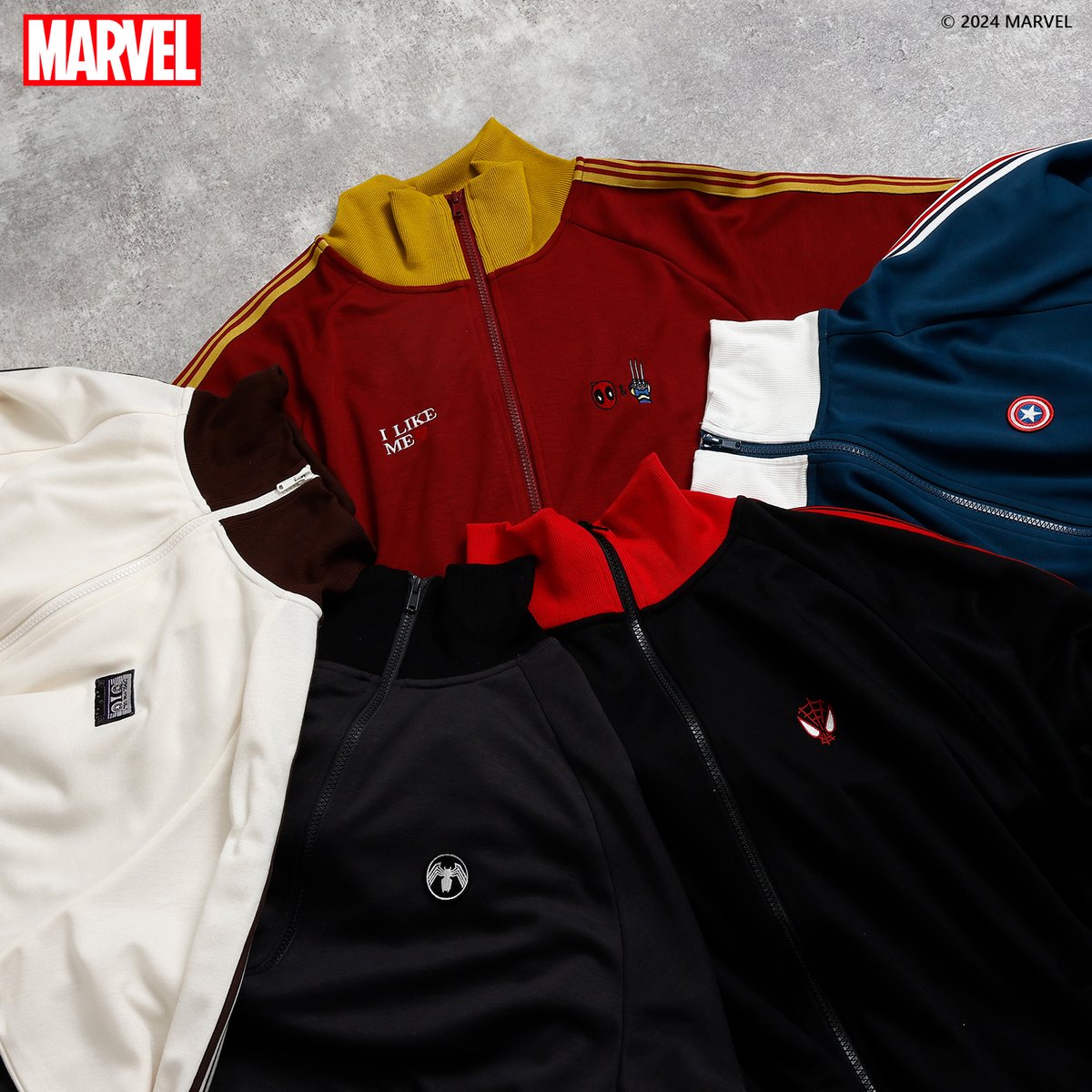 MARVEL マーベル トラックジャケット ジャージ ミスミニッツ