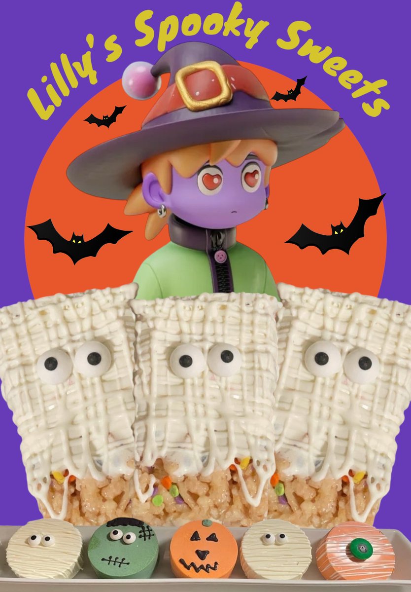 lillyssweets's tweet photo. 🦇Spooky, sweet, and oh so yummy! 🎃👻 Chocolate-covered Halloween treats that are too cute to spook! #HalloweenTreats #ChocolateCoveredOreos #RiceCrispyMummies #LillysSweets https://t.co/aXZwOtuFNR