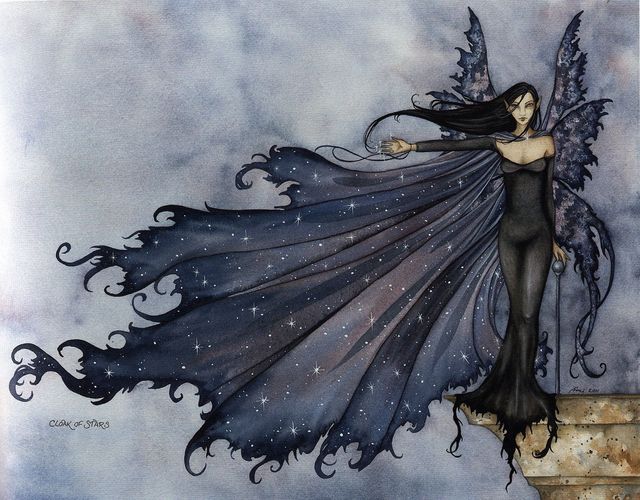 ArtistMythical's tweet photo. Cloak of Stars 
By Amy Brown
#Fairy #fantasy #art https://t.co/a8tUipIpuf