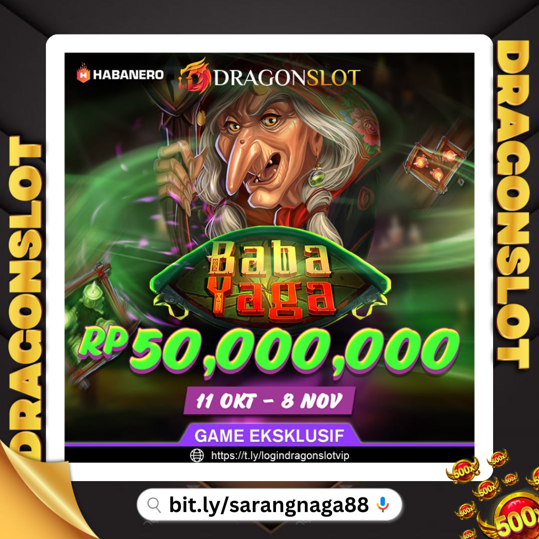 Linndil's tweet photo. DRAGONSLOT Situs Game Online Terpercaya, Terlengkap, dan Terbaik di Indonesia 

GAME EKSKLUSIF BABA YAGA

Nikmati promo untuk dapatkan hadiahnya dan Rasakan menjadi Sultan bersama DRAGONSLOT 

Segera Kunjungi Website :
https://t.co/Qg10vIvQkN https://t.co/wwbc9bIvi4