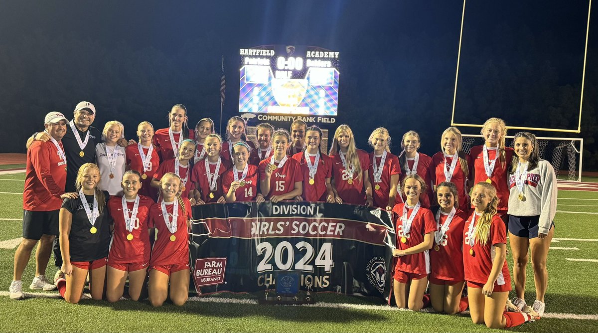 msais's tweet image. Congratulations to the Jackson Prep Lady Patriots, the Division I Girls’ Soccer Champions.  They defeated Jackson Academy 3-0 earlier tonight at Hartfield Academy, who hosted all 3 championships today.