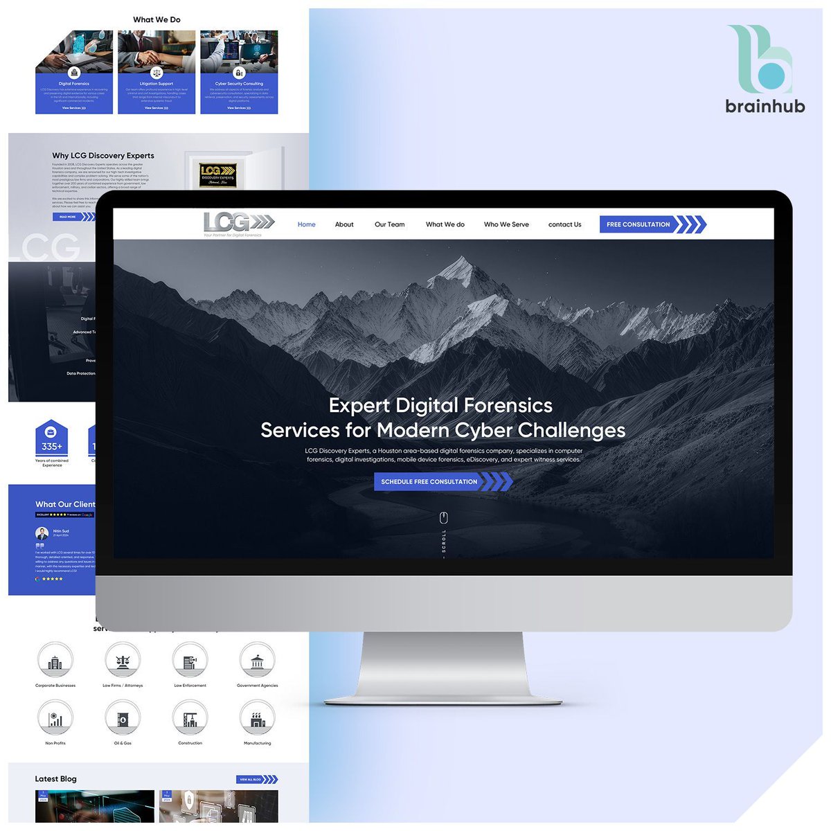 BrainHub87's tweet photo. 🖥️ We crafted this sleek and informative website , specializing in expert digital forensics services. Love the bold visuals and clear call-to-action! 

#webdesign #digitalforensics #brainhub https://t.co/Mo6I1nItMr