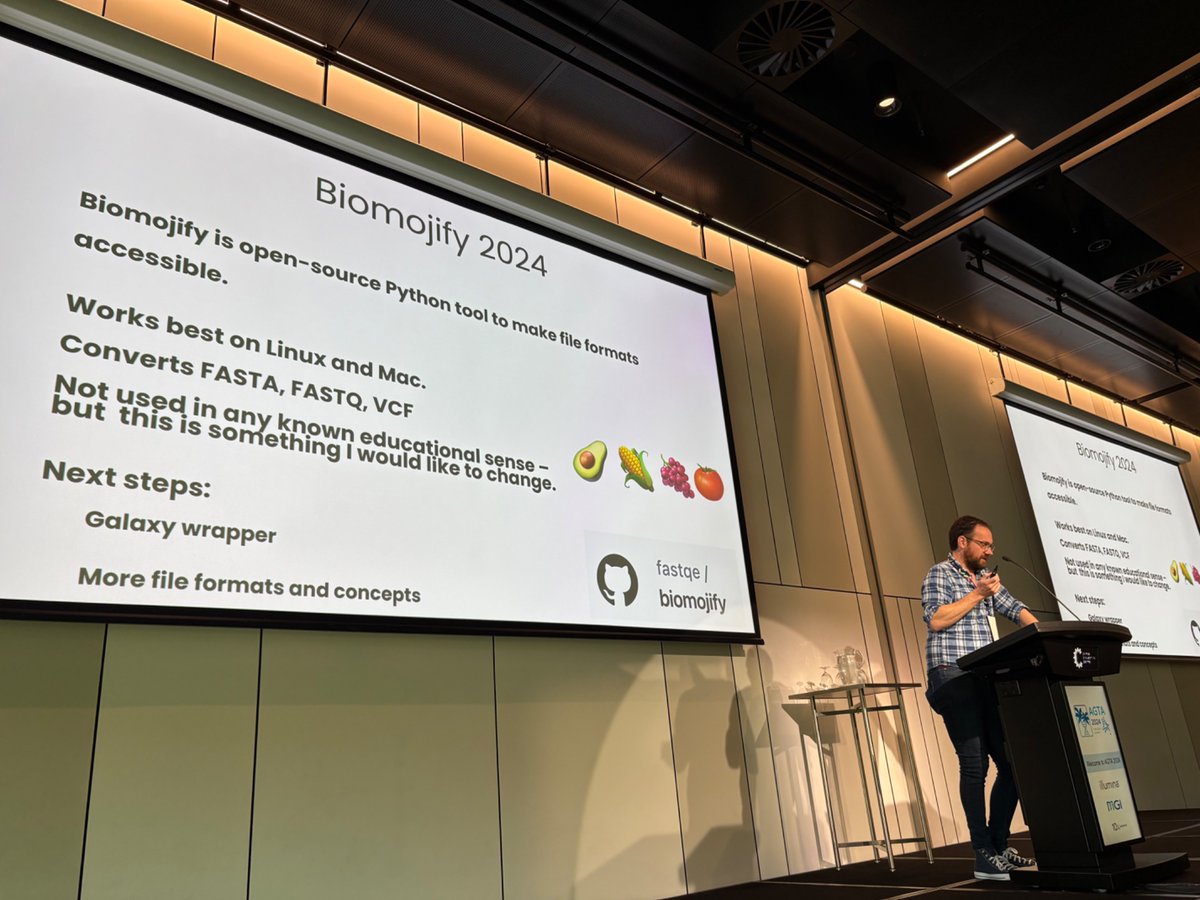 Awesome talk, Andrew Lonesdale 
😁🧬
Demystifying seq data with emojis ✌️😉👻