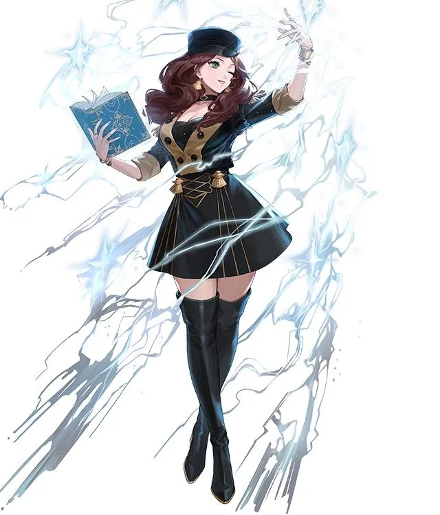 Pheonixmaster1's tweet photo. Full Artwork of Dorothea!
The Artist is ekao @/e_kaq

She is the 4* focus &amp; demote of this banner. She is a infantry blue mage dancer. No PRF weapon or PRF dance, but she does have Inf. NFU 3 for fodder. https://t.co/uBbT41r8pd