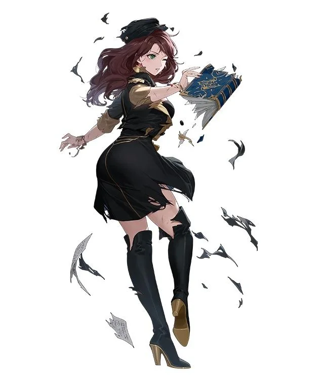 Pheonixmaster1's tweet photo. Full Artwork of Dorothea!
The Artist is ekao @/e_kaq

She is the 4* focus &amp; demote of this banner. She is a infantry blue mage dancer. No PRF weapon or PRF dance, but she does have Inf. NFU 3 for fodder. https://t.co/uBbT41r8pd