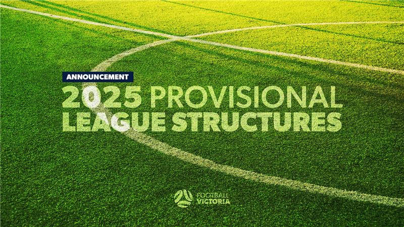 Football Victoria (@footballvic) on Twitter photo Football Victoria is pleased to declare the provisional league structures for the 2025 NPL, NPLW, VPL, VPLW, JBNPL and JGNPL seasons.
👉 ftbl.vc/486vhcc Football Victoria is pleased to declare the provisional league structures for the 2025 NPL, NPLW, VPL, VPLW, JBNPL and JGNPL seasons.
👉 ftbl.vc/486vhcc