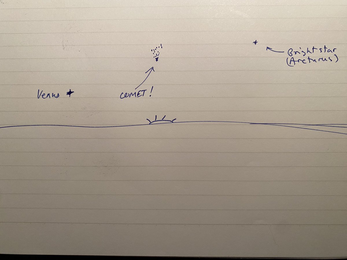 Go outside and look at the comet right now! (or tonight)