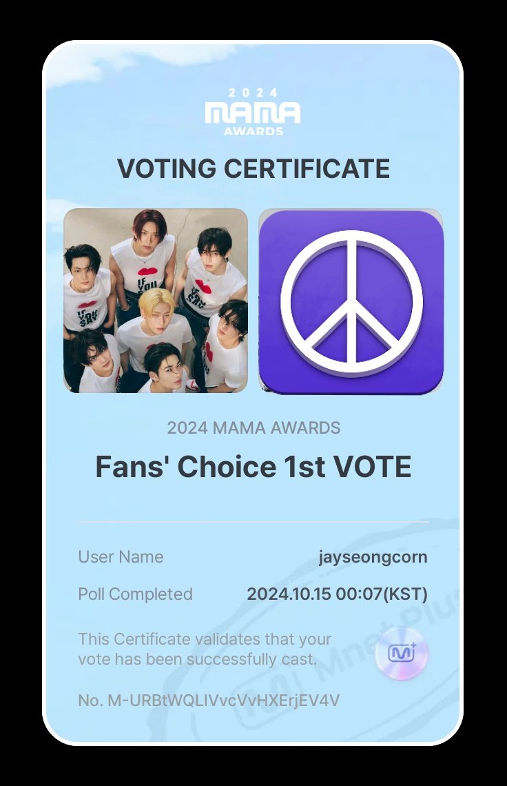 jayseongcorn's tweet image. ‼️FOR RT ONLY‼️

I vote for #enhypen on #2024MAMAVOTE