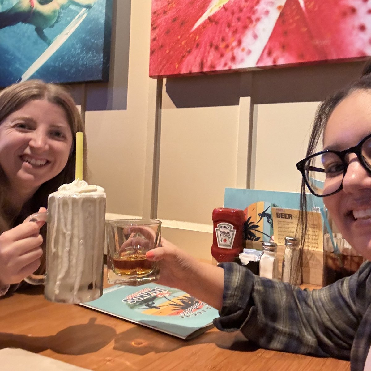 Celebrating the Walkie Talkie finale with <a href="/Hayhayac/">Hayhay</a> listen to it here podcasters.spotify.com/pod/show/haley…