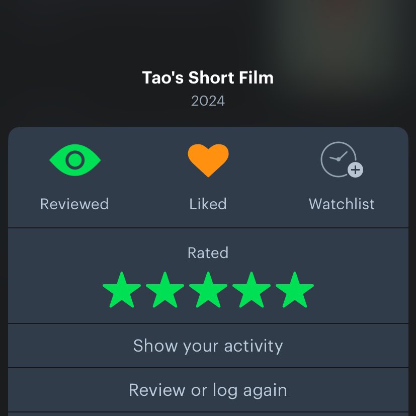 tao’s short film just received a 50 minute standing ovation from me in my living room after watching it for the 100th time