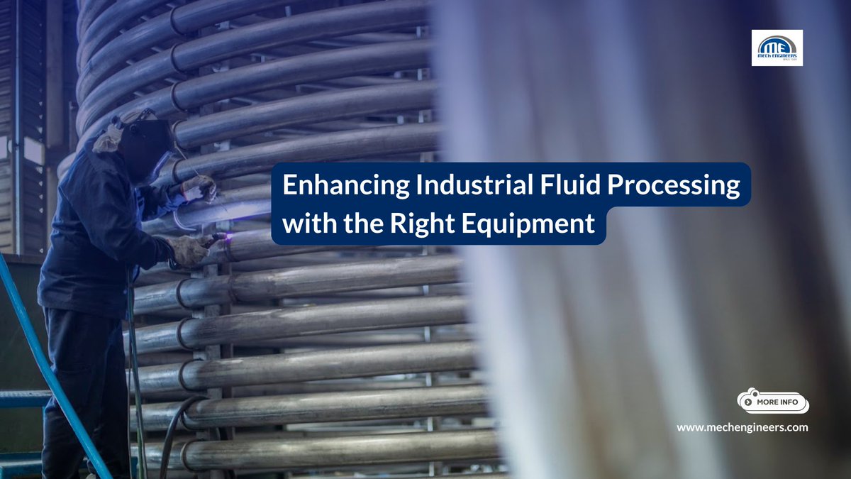mechengineers86's tweet image. Boost industrial fluid processing with the right equipment! Efficient &amp;amp; safe handling of petrochemical fluids, gases, &amp;amp; more. 

Learn how in our latest article.
linkedin.com/pulse/enhancin… 

#FLUIDPROCESSING #ENGINEERING #INDUSTRIALSOLUTIONS #EFFICIENCY #TECHNOLOGY