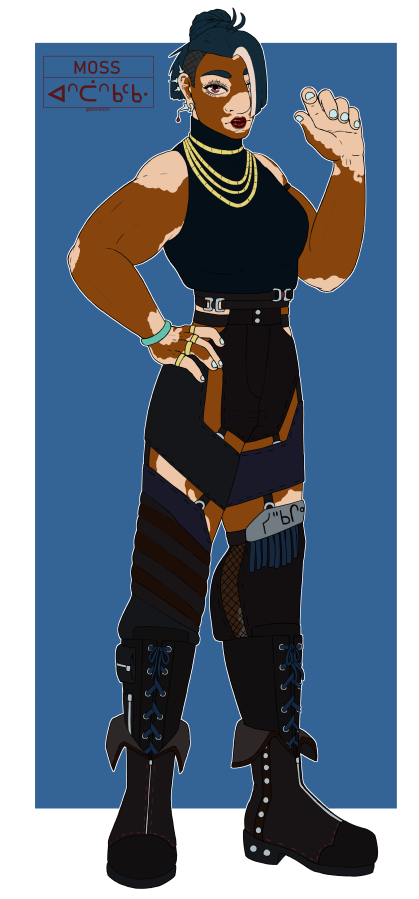 Mossie55's tweet photo. I feel like every time i look into my files i find something I haven't shared here yet oops.

Take another OC (re)design, this is Vidya. had a lot of fun with her jacket https://t.co/RFz9oB9i28