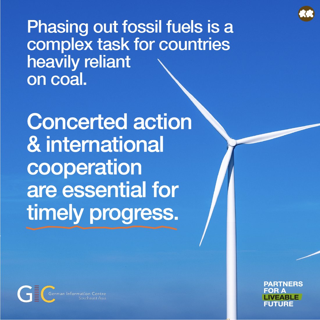 GermanyInSEAsia's tweet photo. Global energy transition is key to keep global warming at 1.5 ° - Clean & sustainable energy on a global scale is only possible if all nations join in.
With continuous growth of renewable energy, DE is on track to 2030 target of 80% electricity from renewables.
#LiveableFuture https://t.co/RBoeFIJ4GP