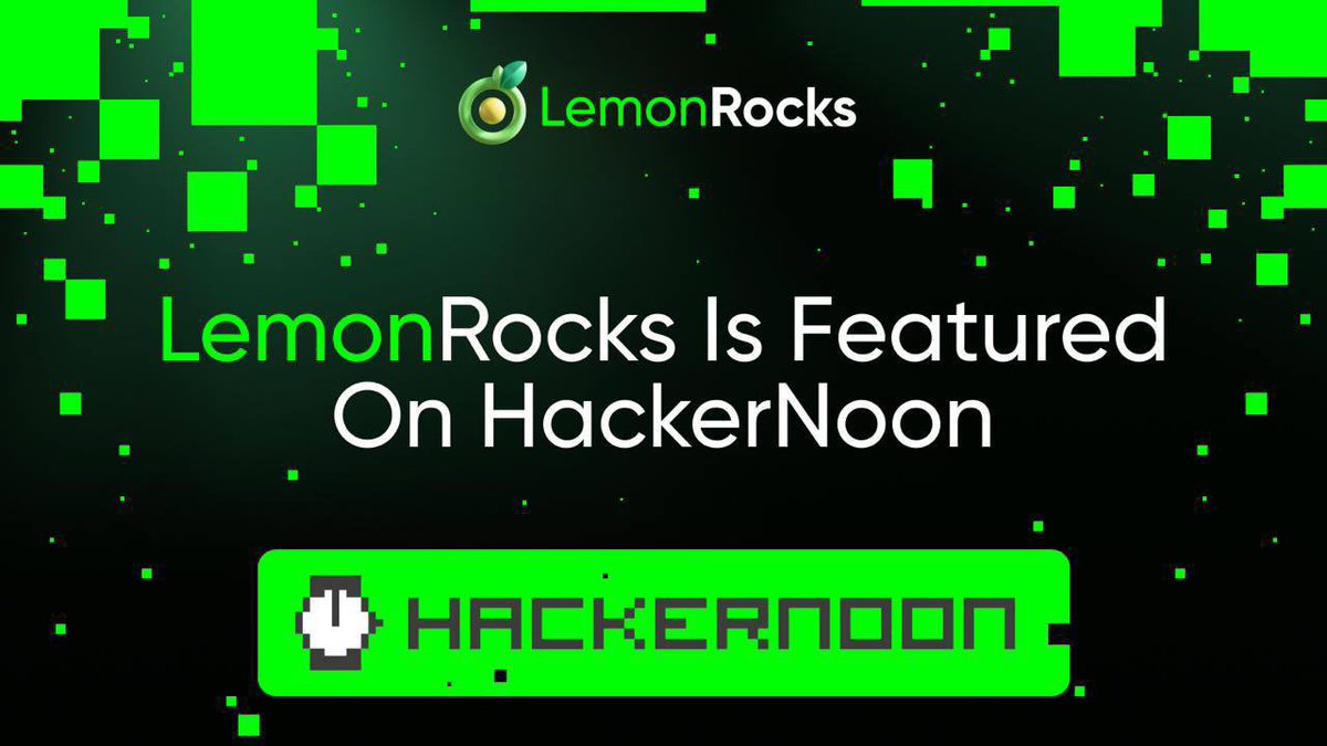 cryptobelugax's tweet photo. @RektOnArrival Hope you've seen it legend👀

$LEMON | @lemonrockscom has been bringing more signs that they are capable of what they're doing

They recently were featured on @hackernoon where it explains in the article how they'll be driving innovation in blockchain and data technolog https://t.co/tsxKlVra17