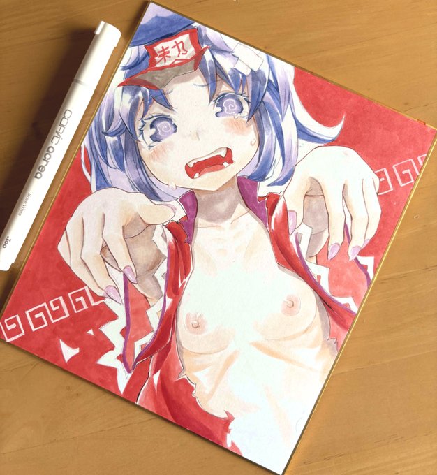 昨日の夜描いてた芳香ちゃんです 