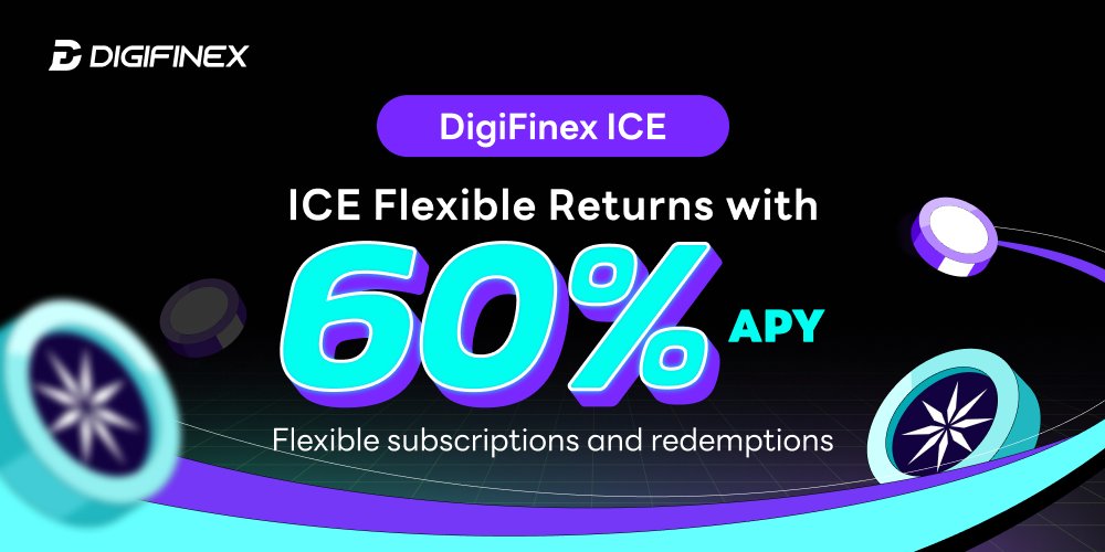 DigiFinex's tweet photo. 🚀 #Digifinex Launches $ICE Flexible Returns!
💰 Earn up to 60% APY

🔄 Flexible subscriptions and redemptions
🛠️ Get started with as little as 1,000 $ICE

🔍https://t.co/94Cz6r4Kc1
#Crypto #DeFi #PassiveIncome #Digifinex #icecoins https://t.co/KTBMctHmkM