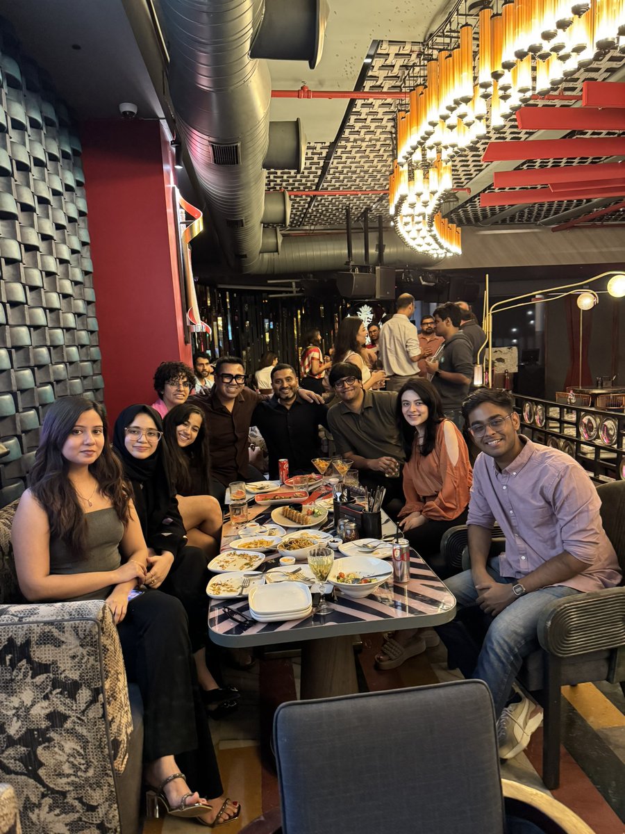 aadil's tweet image. Strategizing by day, eating by night – we call that a balanced GTM diet! 💼🍴 #OffsiteVibes #TeamBanter 😆