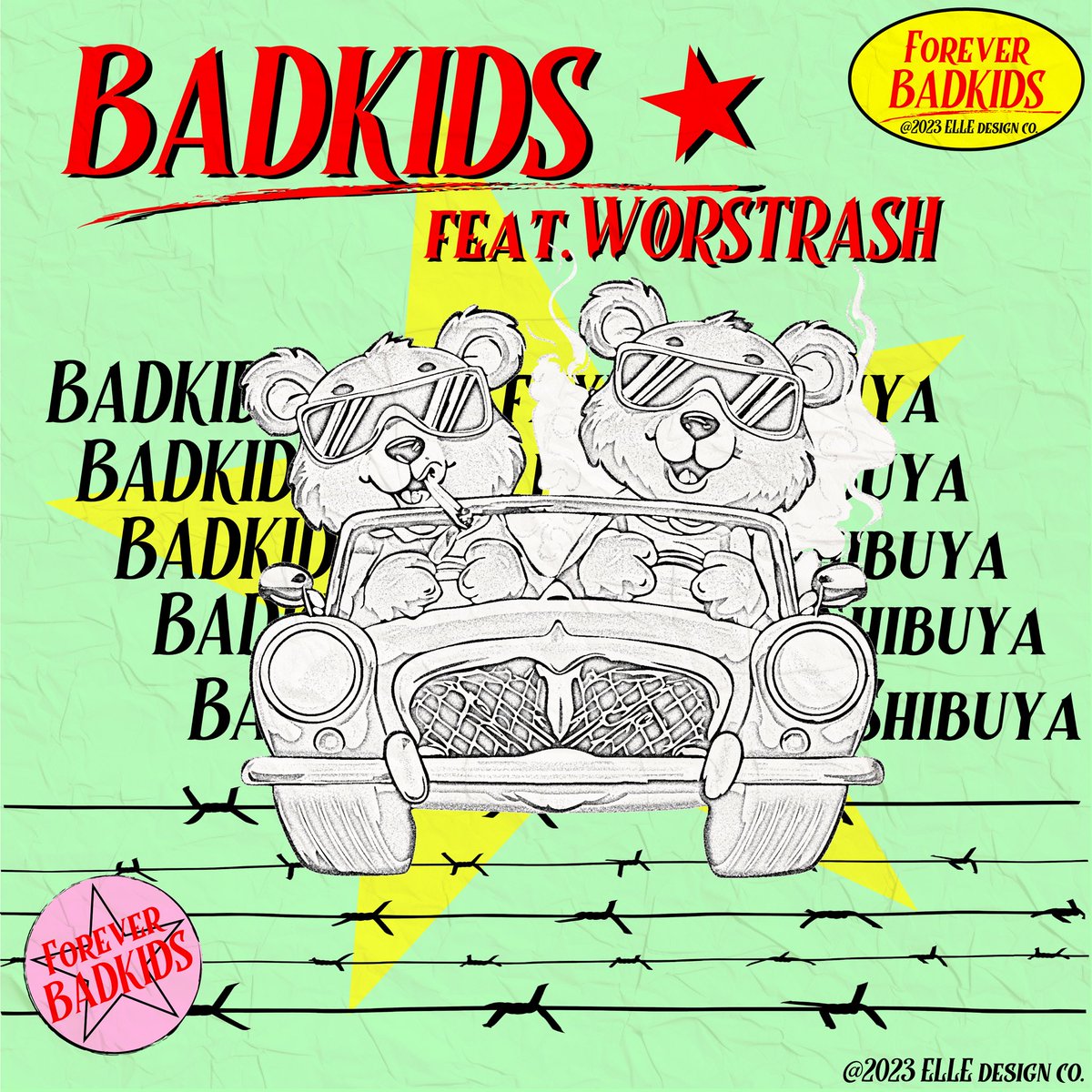elle_2969's tweet image. 🚨 Release information 🚨

【New single information】
↓↓↓
———————————————
2024/10/16 00:00
BAD KIDS ft. WORSTRASH
各ストリーミングにて配信開始
———————————————

フィーチャリングアーティストにWORSTRASHを迎えた新曲

“12時間後配信開始”

#渋谷でハイチーズ　#ELLE #WORSTRASH
